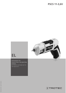Εγχειρίδιο Trotec PSCS 11‑3,6V Κατσαβίδι