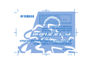 Handleiding Yamaha Grizzly 700 (2015) Quad