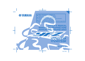 Handleiding Yamaha YFZ450 (2019) Quad