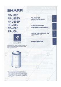 Hướng dẫn sử dụng Sharp FP-J80EV Máy lọc khí