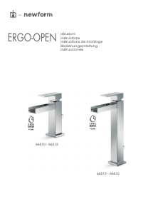 Bedienungsanleitung Newform 66513 Ergo Open Wasserhahn