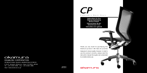 Manual de uso Okamura CP Silla de trabajo