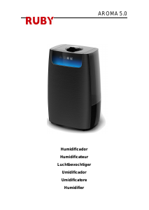 Handleiding Ruby Aroma 5.0 Luchtbevochtiger