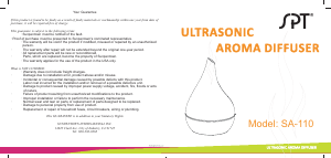 Handleiding SPT SA-110 Aromaverstuiver