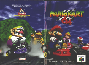 Bruksanvisning Nintendo N64 Mario Kart 64
