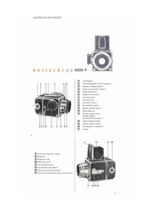 Manual Hasselblad 1000F Camera