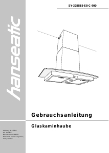 Bedienungsanleitung Hanseatic SY-3288B5-E8-C-900 Dunstabzugshaube