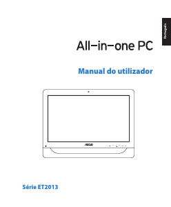 Manual Asus ET2013IUTI Computador de secretária