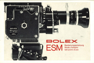 Bedienungsanleitung Bolex ESM Camcorder