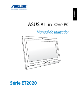 Manual Asus ET2020AGTK Computador de secretária