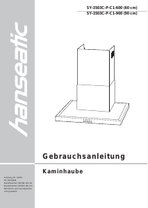 Bedienungsanleitung Hanseatic SY-3503C-P-C1-900 Dunstabzugshaube