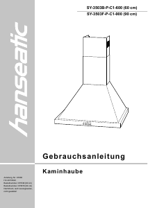 Bedienungsanleitung Hanseatic SY-3503F-P-C1-900 Dunstabzugshaube