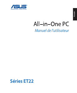 Mode d’emploi Asus ET2221INTH Ordinateur de bureau