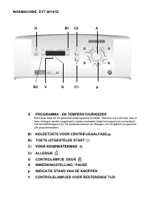 Handleiding Hoover DYT 60141 D Wasmachine