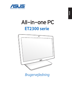Brugsanvisning Asus ET2300INTI Stationær computer