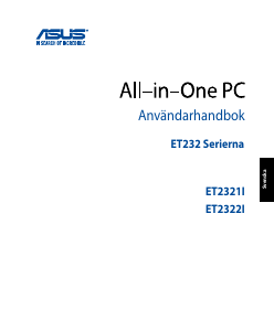 Bruksanvisning Asus ET2321INKH Stationär dator