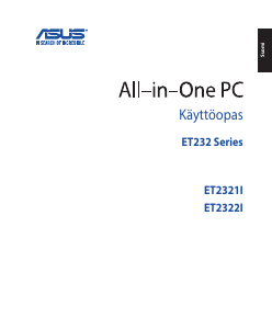 Käyttöohje Asus ET2321INTH Pöytätietokone