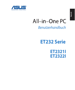 Bedienungsanleitung Asus ET2321IUKH Desktop