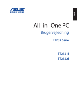 Brugsanvisning Asus ET2322IUKH Stationær computer