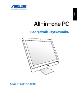 Instrukcja Asus ET2411INKI Komputer stacjonarny