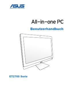 Bedienungsanleitung Asus ET2701IUKI Desktop