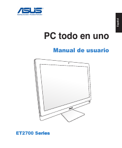 Manual de uso Asus ET2701IUKI Computadora de escritorio