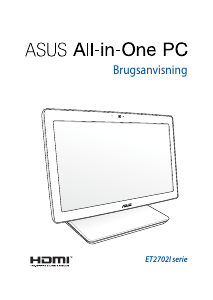 Brugsanvisning Asus ET2702IGKH Stationær computer