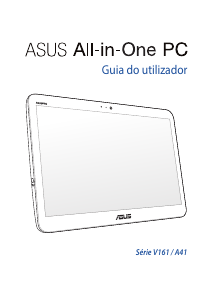 Manual Asus V161 Computador de secretária