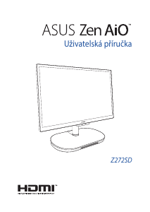 Manuál Asus Z272 Zen AiO 27 Stolní počítač