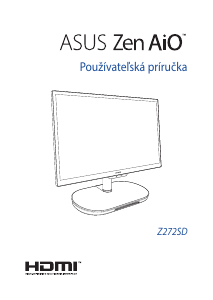 Návod Asus Z272 Zen AiO 27 Stolový počítač