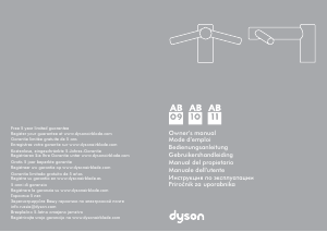 Kullanım kılavuzu Dyson AB09 Airblade Tap El kurutucusu