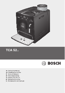 Manual de uso Bosch TCA5201 Máquina de café espresso