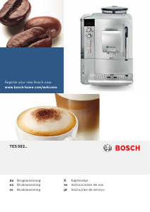 Käyttöohje Bosch TES50221RW Espressokeitin