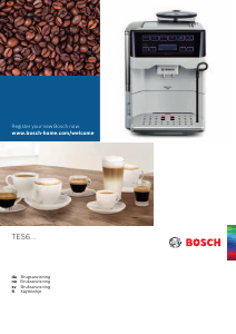 Bruksanvisning Bosch TES60729RW Espressomaskin
