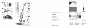 Manuál Bosch BCH625KTGB Vysavač