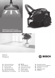 Посібник Bosch BGC3U131 Пилосос