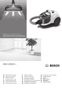 Посібник Bosch BGS1U1805 Пилосос