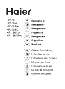 Handleiding Haier HR-135AR/A Koelkast