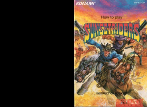 Bruksanvisning Nintendo SNES Sunset Riders