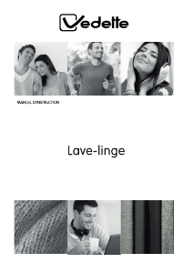 Mode d’emploi Vedette LFV184W Lave-linge