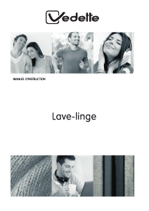 Mode d’emploi Vedette LFVQ194W Lave-linge