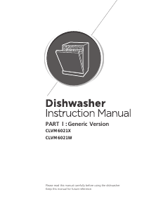 Manual Corberó CLVM 6021 X Dishwasher