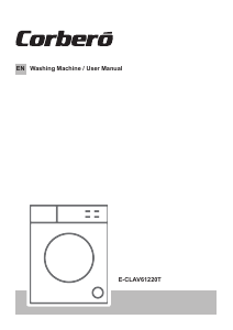 Handleiding Corberó E-CLAV61220T Wasmachine