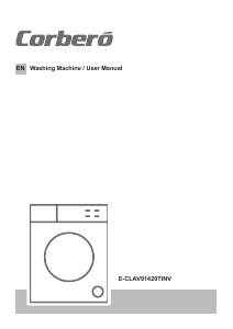 Handleiding Corberó E-CLAV91420TINV Wasmachine