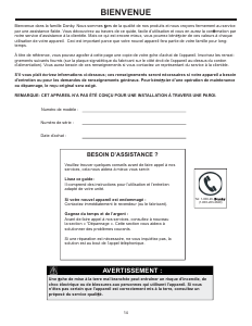 Mode d’emploi Danby DAC120EB4GDB Climatiseur