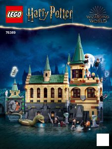 Manuál Lego set 76389 Harry Potter Bradavice - Tajemná komnata