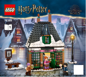 Manual Lego set 76388 Harry Potter Hogsmeade village visit