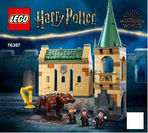 Manual Lego set 76387 Harry Potter Hogwarts Fluffy encounter