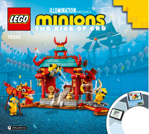 Instrukcja Lego set 75550 Minions Minionki i walka kung-fu