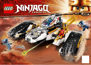 Használati útmutató Lego set 71739 Ninjago Ultrahangos támadó